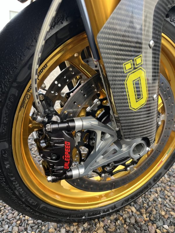 (100mm) front 4-piston brake calliper