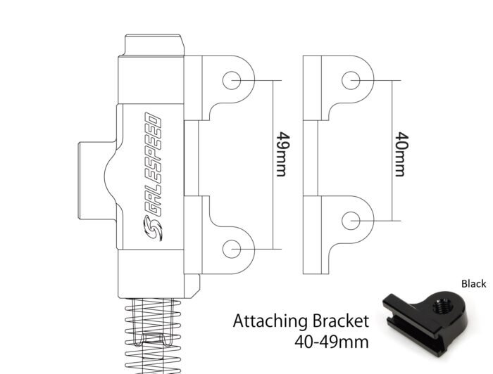 Rear brake master cylinder(Thumb brake)