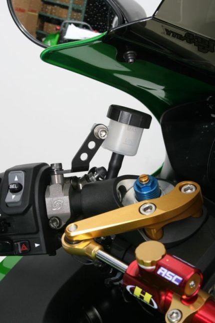 Brake fluid reservoir holder TYPE-2 (clutch - left brake) [VRE/VRD /VRC]